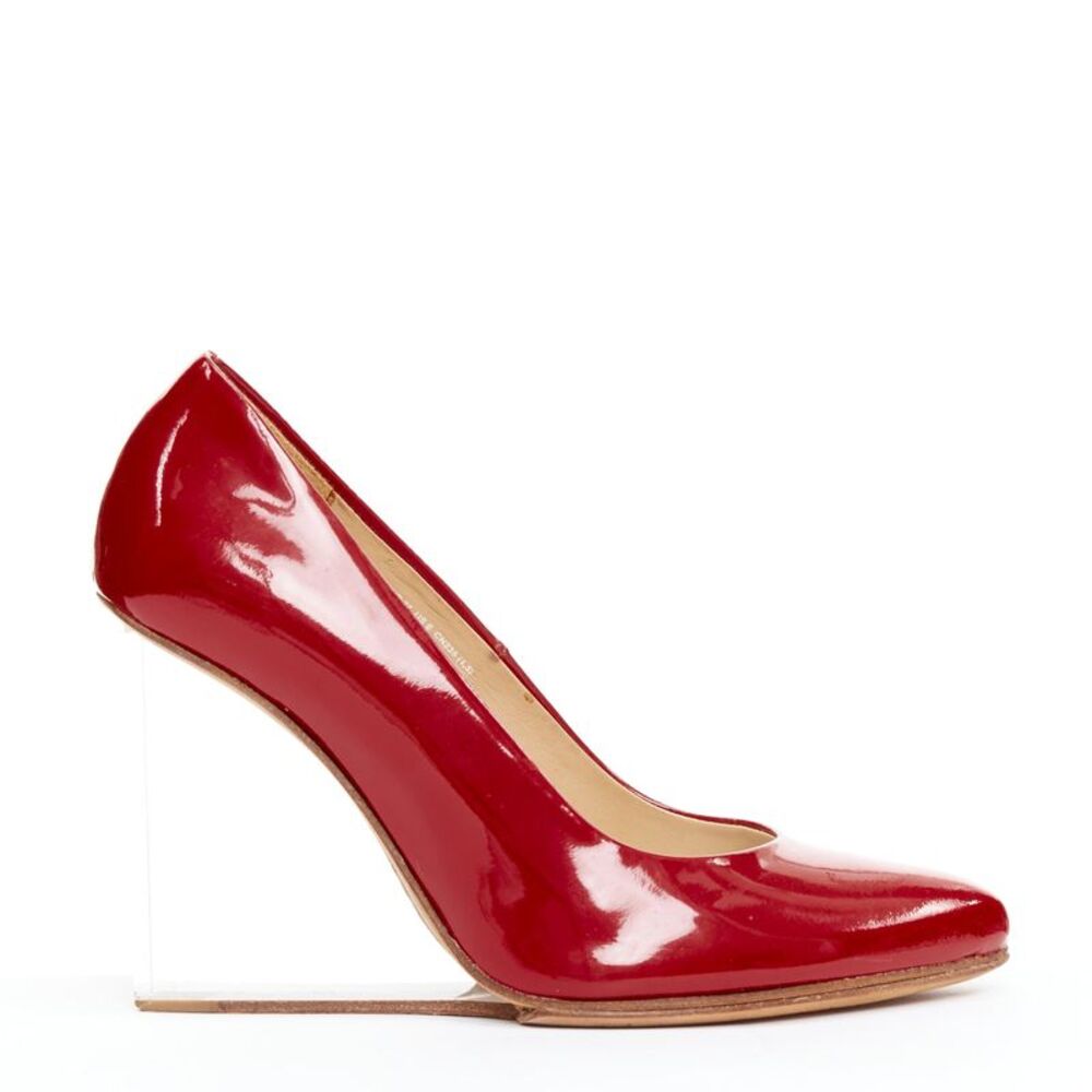 Maison Margiela Patent Perspex Heel Pumps